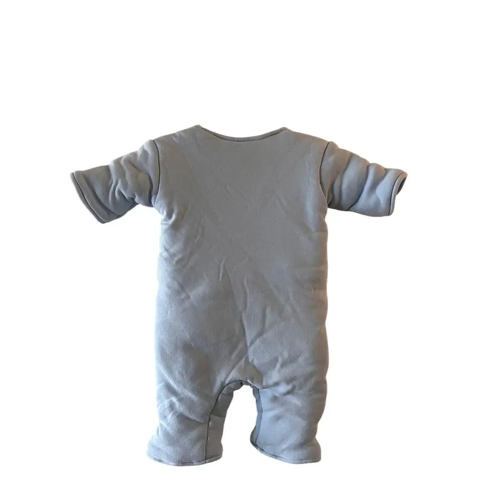 HALO Baby Merlin's Magic Sleepsuit Blue 3/4 Sleeve Blanket Boy Sz L (6–9 Months)